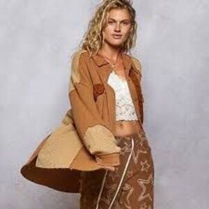 29. POL Floral Print Jacket New Oversized Medium